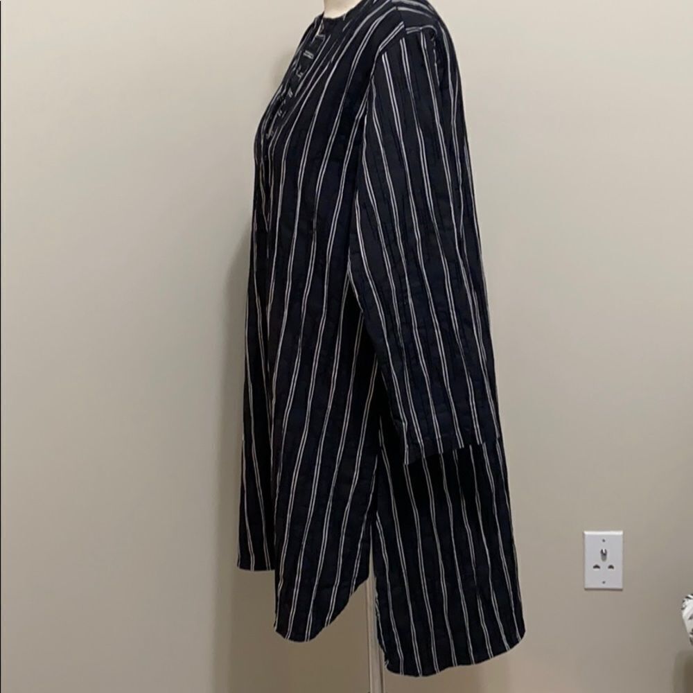 Spirit House‎ Striped Lagenlook Tunic Dress Black S - Picture 3 of 14